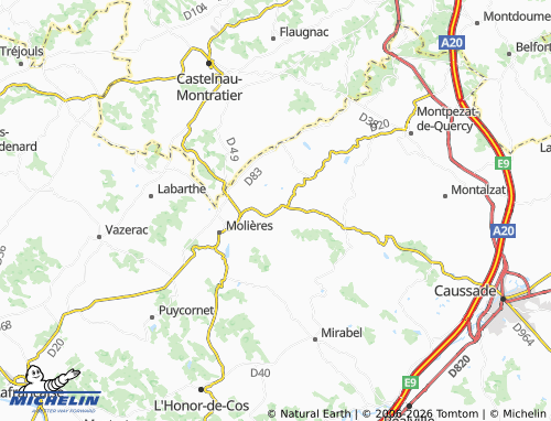 Mappa MICHELIN Espanel - ViaMichelin