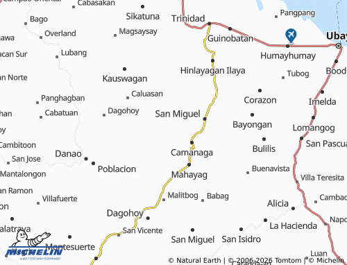 MICHELIN Capayas map - ViaMichelin