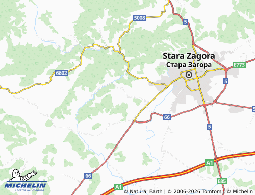 Mappa MICHELIN Malka Vereya - ViaMichelin