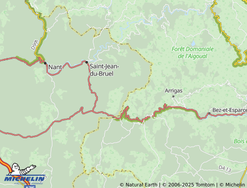 Carte MICHELIN La Rougerie - ViaMichelin