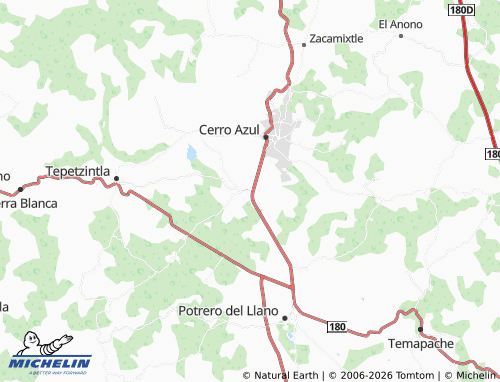 Mapa MICHELIN Valle Esmeralda - ViaMichelin