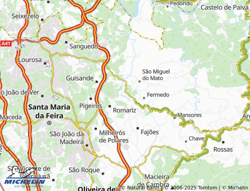 MICHELIN-Landkarte Oliveira - ViaMichelin
