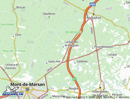 Carte MICHELIN La Poste - ViaMichelin