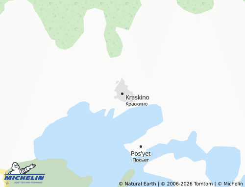 MICHELIN-Landkarte Kraskino - ViaMichelin
