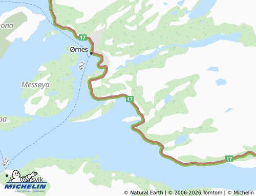 Mapa MICHELIN Sandåga - ViaMichelin
