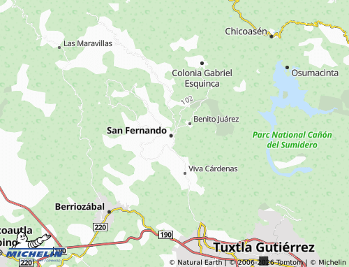 Mapa MICHELIN Santuario - ViaMichelin