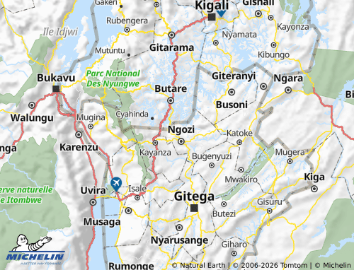 Mappa MICHELIN Mwumba - ViaMichelin