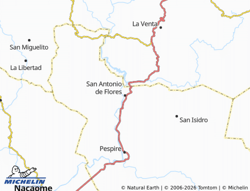Mappa MICHELIN San Antonio de Flores - ViaMichelin