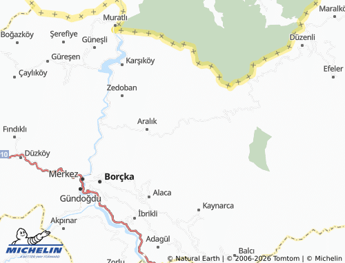 Kaart MICHELIN Atanoğlu - ViaMichelin