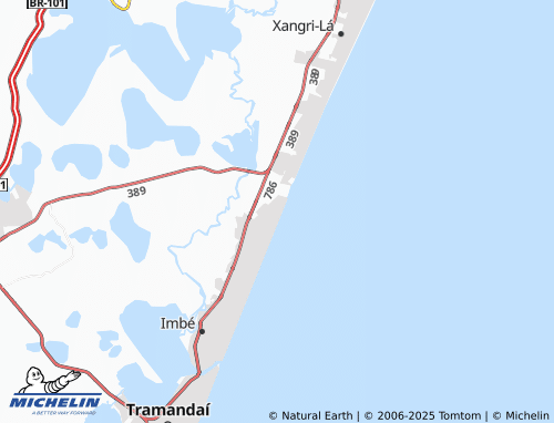 MICHELIN Santa Teresinha Norte map - ViaMichelin
