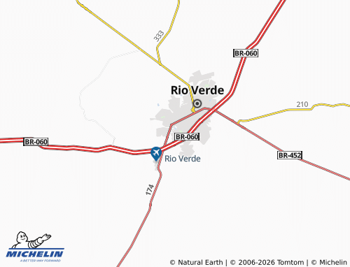 MICHELIN Setor Campestre map - ViaMichelin