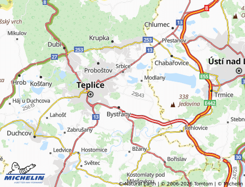 MICHELIN Drahkov map - ViaMichelin