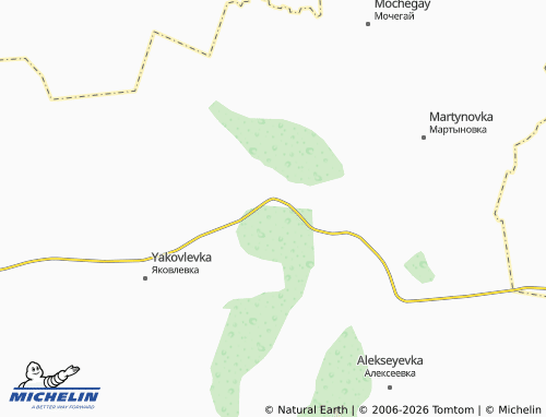 MICHELIN-Landkarte Chapayevo - ViaMichelin