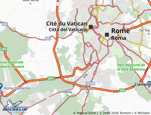 Mapa MICHELIN Corviale - ViaMichelin