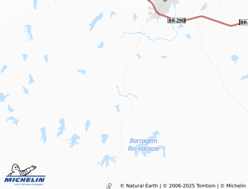 MICHELIN Vacacaí map - ViaMichelin