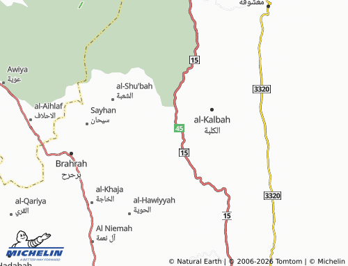 Carte MICHELIN al-Narjis - ViaMichelin