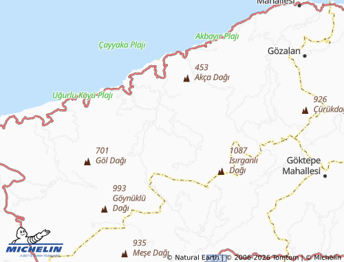 Mappa MICHELIN Doğankaya - ViaMichelin