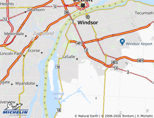 Mapa MICHELIN LaSalle - ViaMichelin