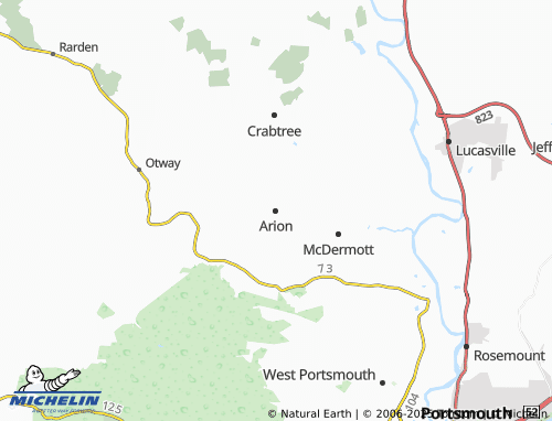 MICHELIN-Landkarte Arion - ViaMichelin