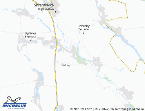 Mapa MICHELIN Kolomytsi - ViaMichelin