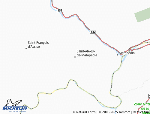MICHELIN Saint-Alexis-de-Matapédia map - ViaMichelin