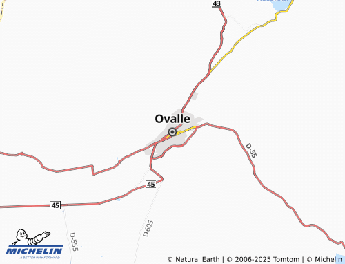 MICHELIN Ovalle map - ViaMichelin