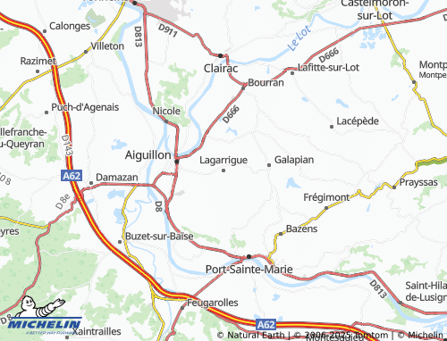 Carte MICHELIN Lagarrigue - ViaMichelin