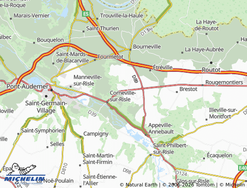 MICHELIN-Landkarte Colletot - ViaMichelin