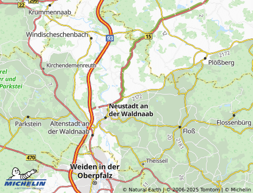 MICHELIN-Landkarte Oberndorf - ViaMichelin