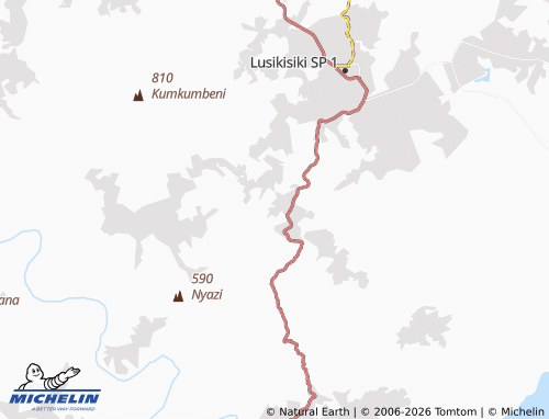 MICHELIN-Landkarte Komane - ViaMichelin