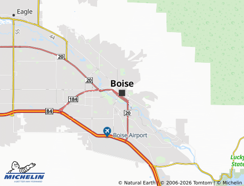 Kaart MICHELIN Boise - ViaMichelin