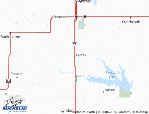 Mappa MICHELIN Fairfax - ViaMichelin