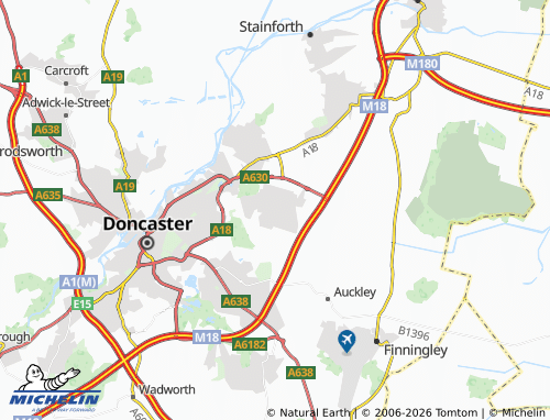 Carte MICHELIN Armthorpe - ViaMichelin