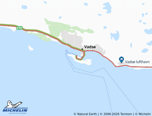 Mappa MICHELIN Vadsøya - ViaMichelin