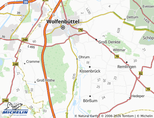 MICHELIN Ohrum map - ViaMichelin