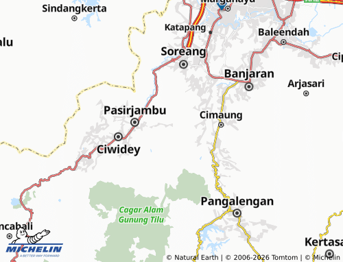 MICHELIN-Landkarte Cibodas - ViaMichelin