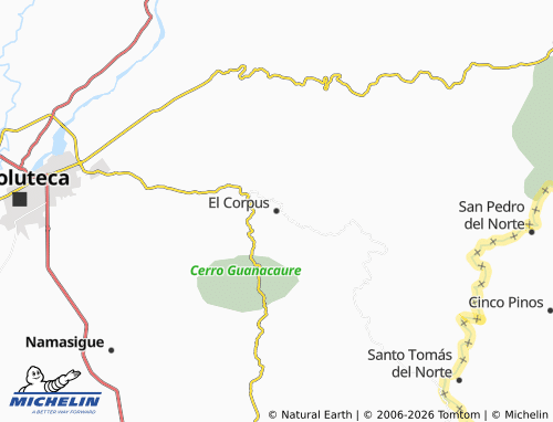 MICHELIN El Corpus map - ViaMichelin