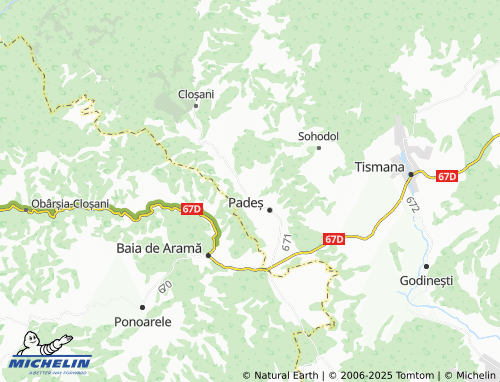 MICHELIN Văieni map - ViaMichelin