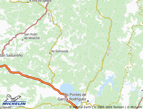 MICHELIN Bustabade map - ViaMichelin