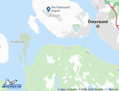 MICHELIN Genvalla map - ViaMichelin
