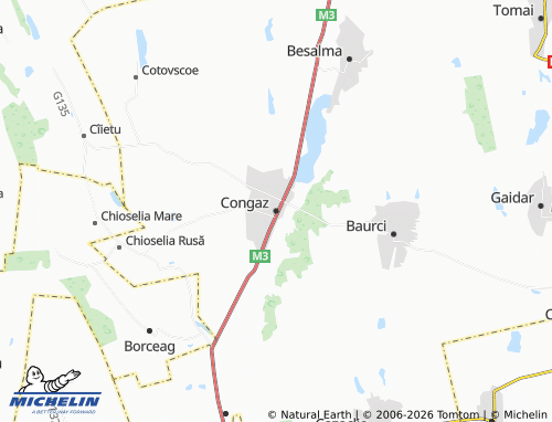 MICHELIN Congaz map - ViaMichelin