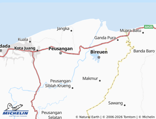 Mappa MICHELIN Blang Panjoe - ViaMichelin