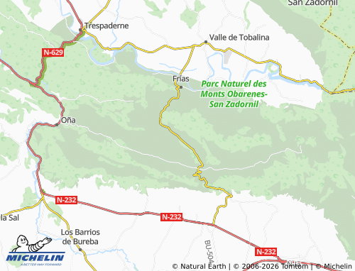 MICHELIN Ranera map - ViaMichelin