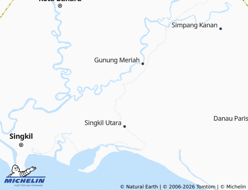 Mapa MICHELIN Gunung Lagan - ViaMichelin