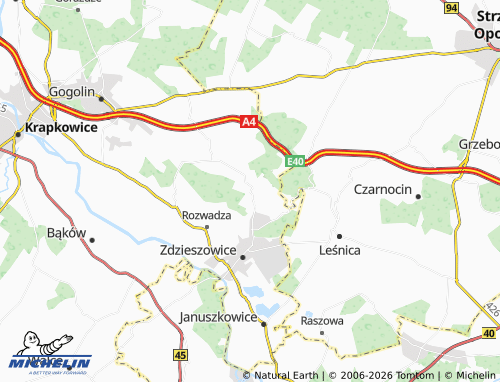 MICHELIN Żyrowa map - ViaMichelin