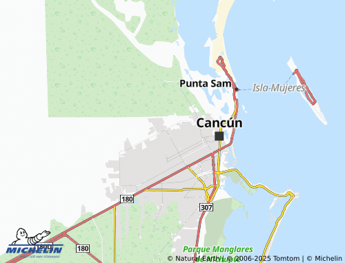 MICHELIN Región 227, Villas Otoch map - ViaMichelin