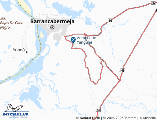 Mappa MICHELIN Tierra Adentro - ViaMichelin