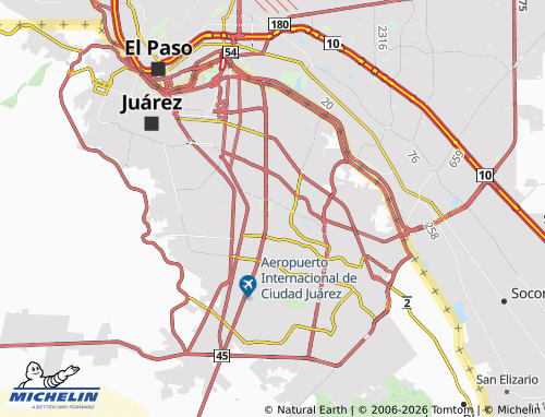 MICHELIN Continental map - ViaMichelin