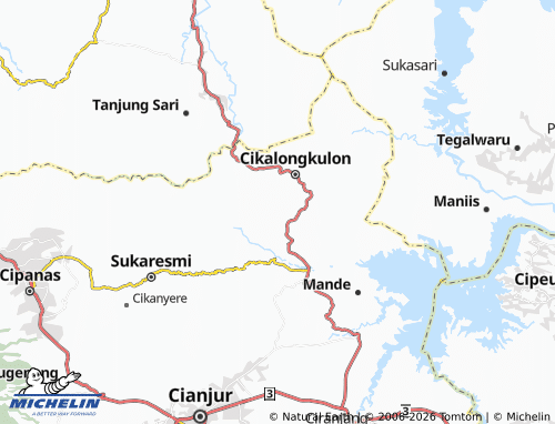 MICHELIN Sukamulya map - ViaMichelin