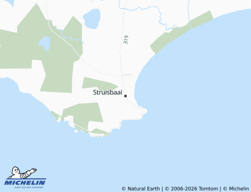 MICHELIN-Landkarte Struisbaai - ViaMichelin